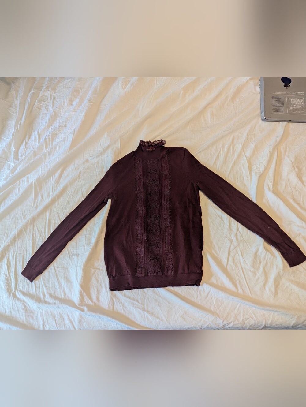 Sezane Kate Jumper Bordeaux - Size XS